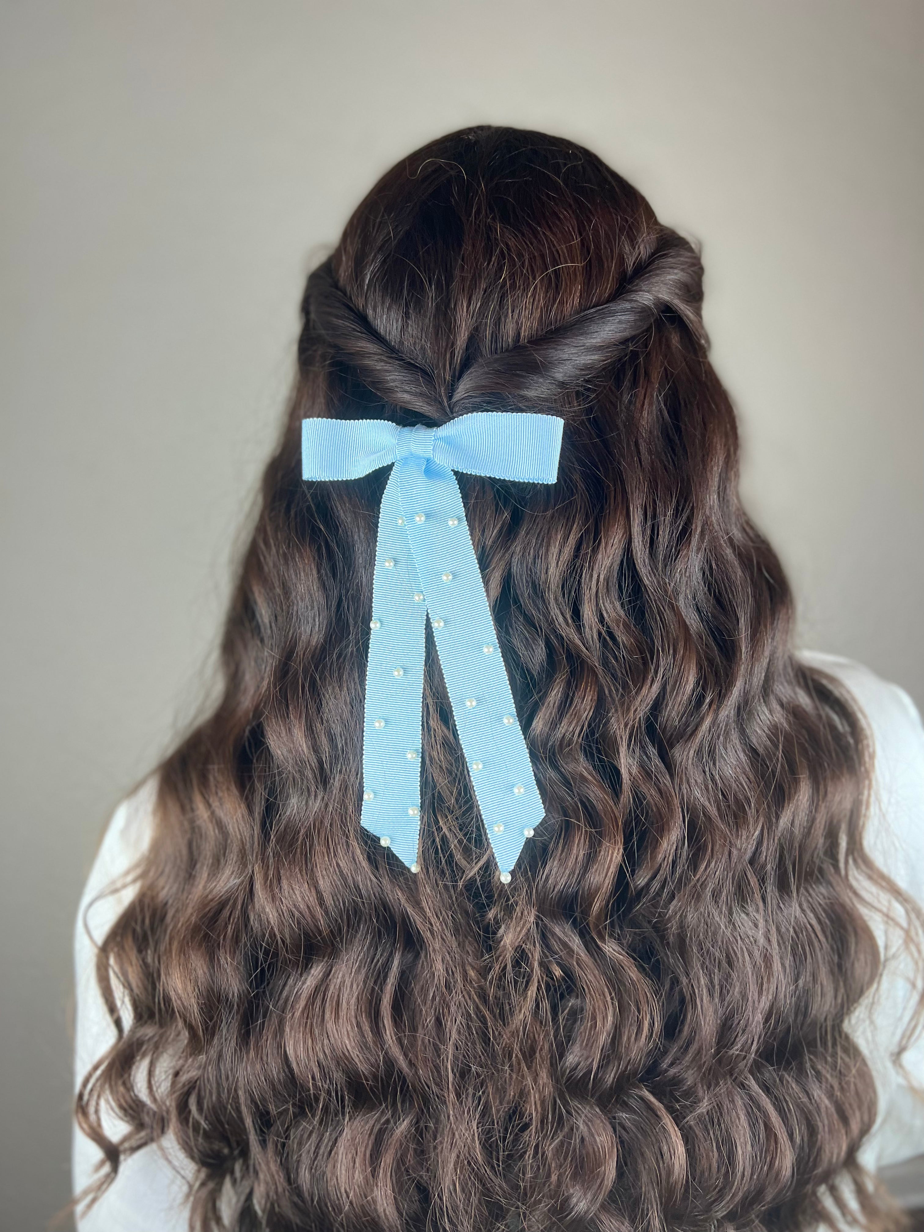 Classic Blue Bow